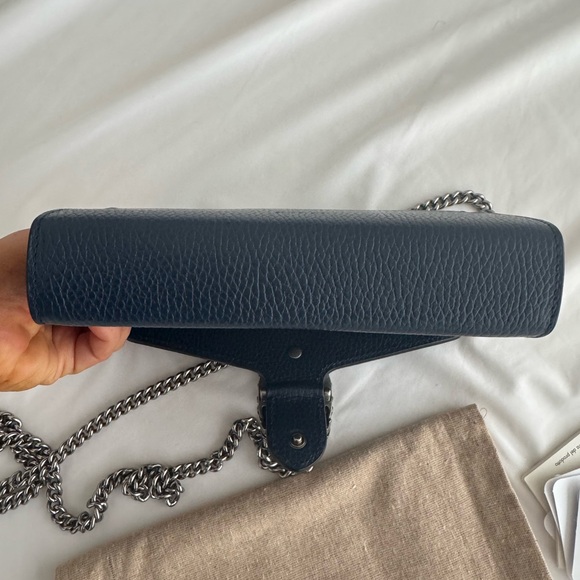 Gucci Navy Blue Dionysus Wallet on a chain - Picture 5 of 6